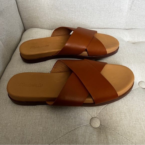 Madewell NEW The Louisa Crisscross Slide SIZE 9.5 - Picture 8 of 10